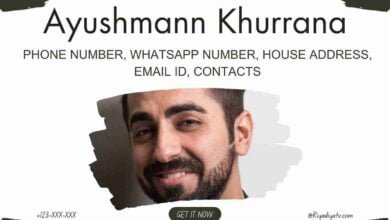 Ayushmann Khurrana Cellphone Number