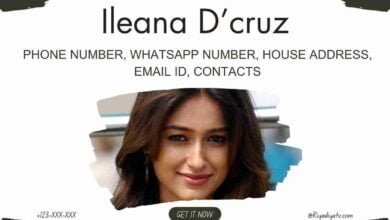 Ileana D’cruz Telephone Number