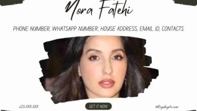Nora Fatehi Cellphone Number