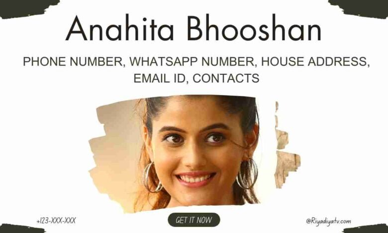 Anahita Bhooshan Telephone Number