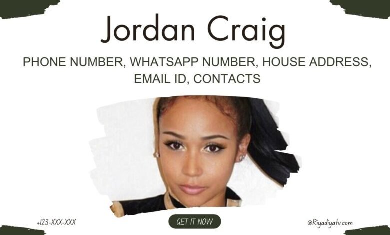 Jordan Craig Phone Number