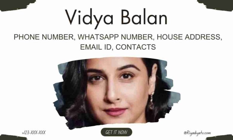 Vidya Balan Telephone Number