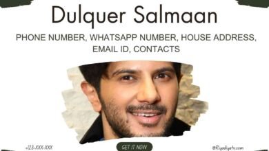 Dulquer Salmaan Phone Number