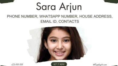 Sara Arjun Phone Number