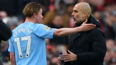 جوارديولا يراقب خليفة دي بروين